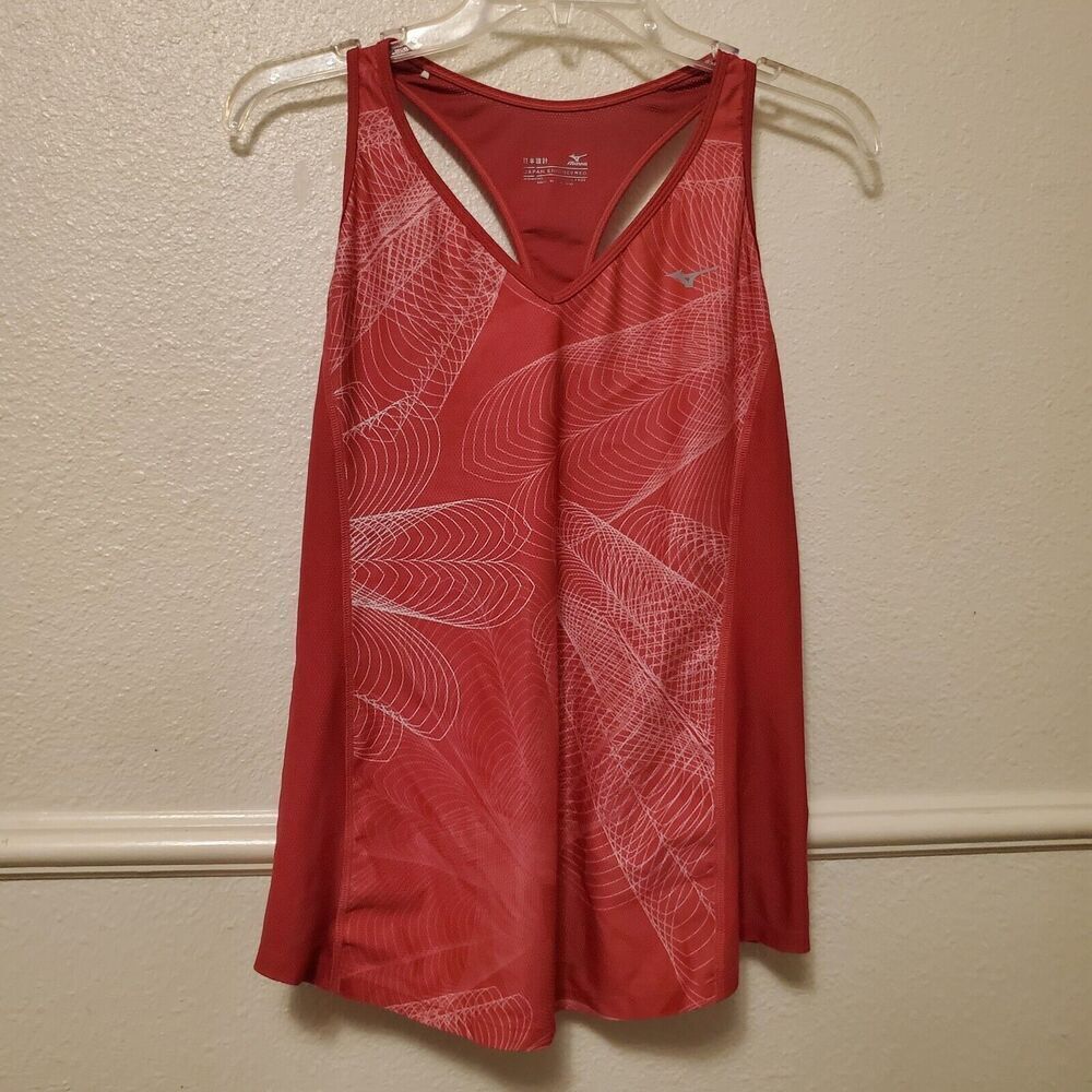 Set of 2 Mizuno Women’s Body Cooling Running Tank Singlet Purple Red Size Large